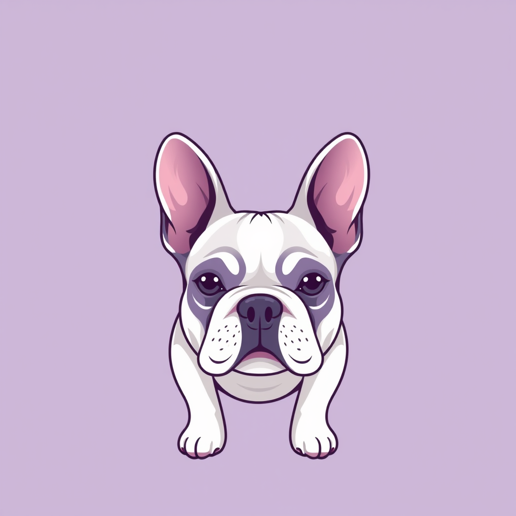 Francuski buldog na jezeru