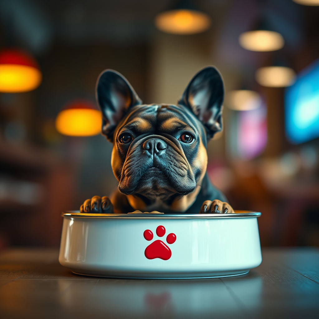 Kuvani obrok za francuskog buldoga